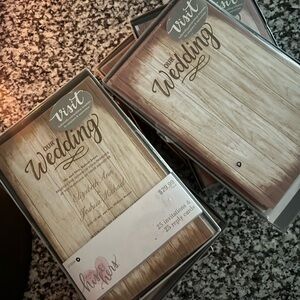 80 Wedding invitations + 80 wedding envelopes